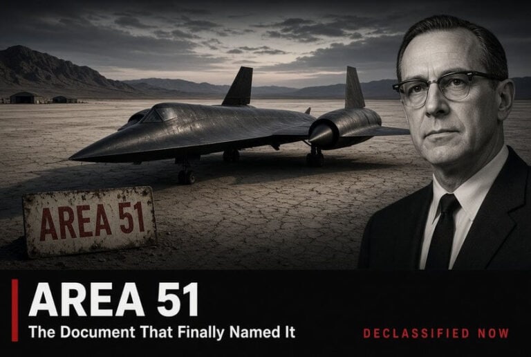 The Declassified Document That Finally Named Area 51