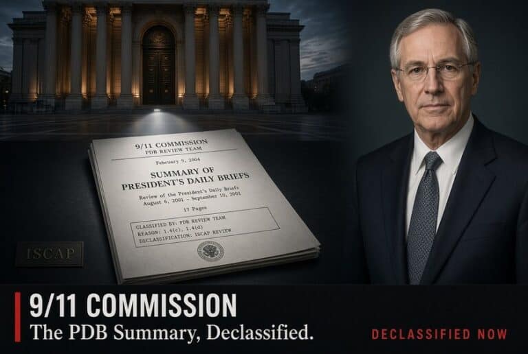 Appeals Panel Declassifies 9/11 Commission’s PDB Summary