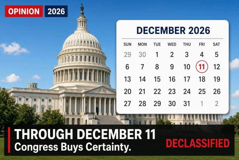 Congress Buys Certainty Through December 11