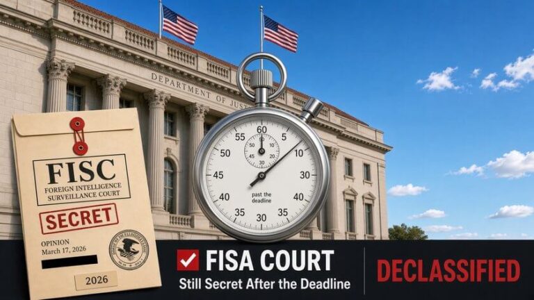 FISA Court Opinion Still Secret After Declassification Deadline