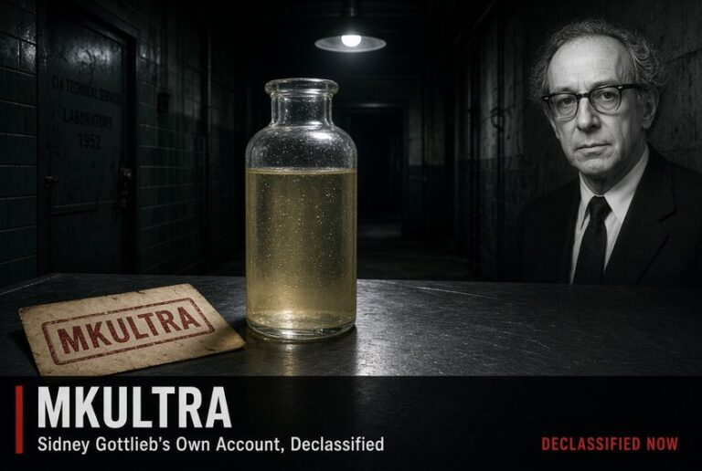 Sidney Gottlieb’s Own Account of MKULTRA, Declassified