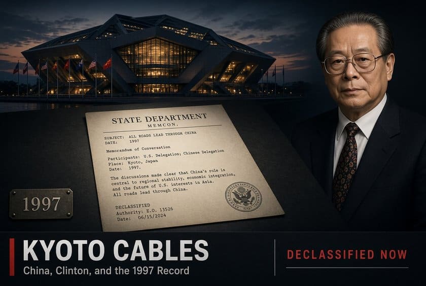 The Cables That Complicate the China Blocked Kyoto Story