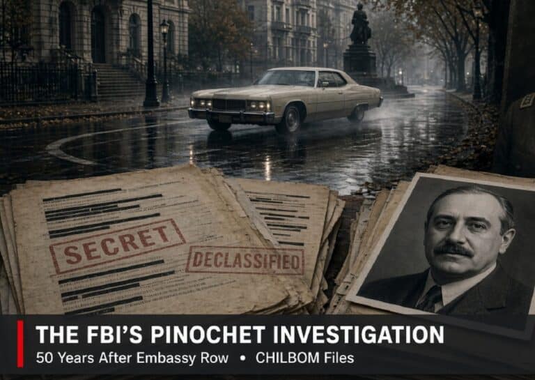 The FBI’s Pinochet Investigation, 50 Years After Embassy Row