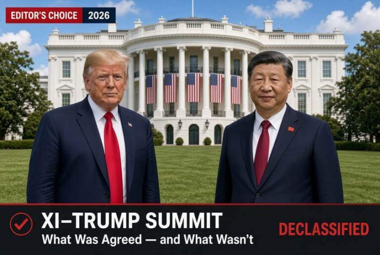 The Xi–Trump Washington Summit: What Was Agreed, and What Wasn’t