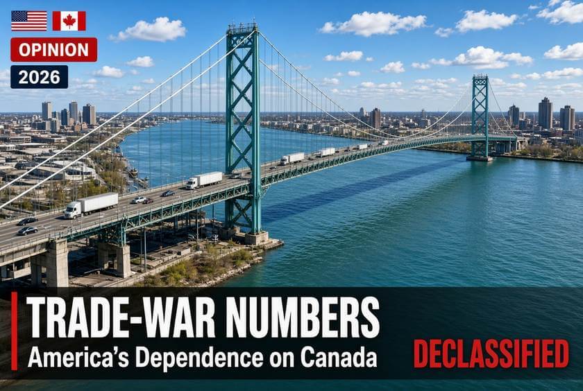 The US-Canada trade deficit isn't about dependency — it's population math. Here's what the numbers actually show.