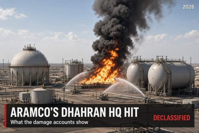 Aramco’s Headquarters Fire: Riyadh Says Limited, Insiders Say Floors Are Gone