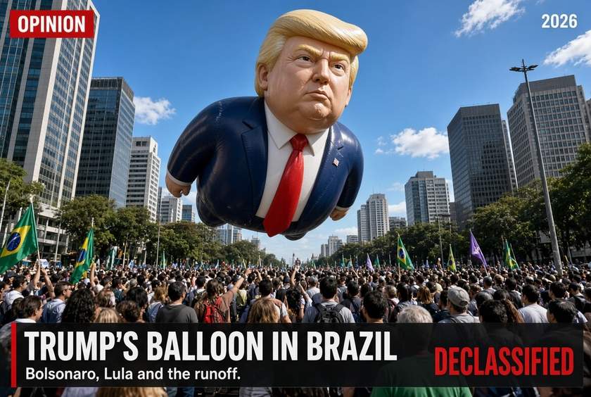 Bolsonaro Lula Trump Balloon Brazil