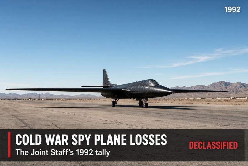 Cold War Spy Plane Losses Joint Staff Tally