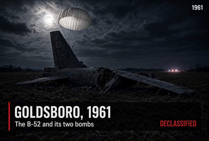 Goldsboro B52 Crash With Two Hydrogen Bombs
