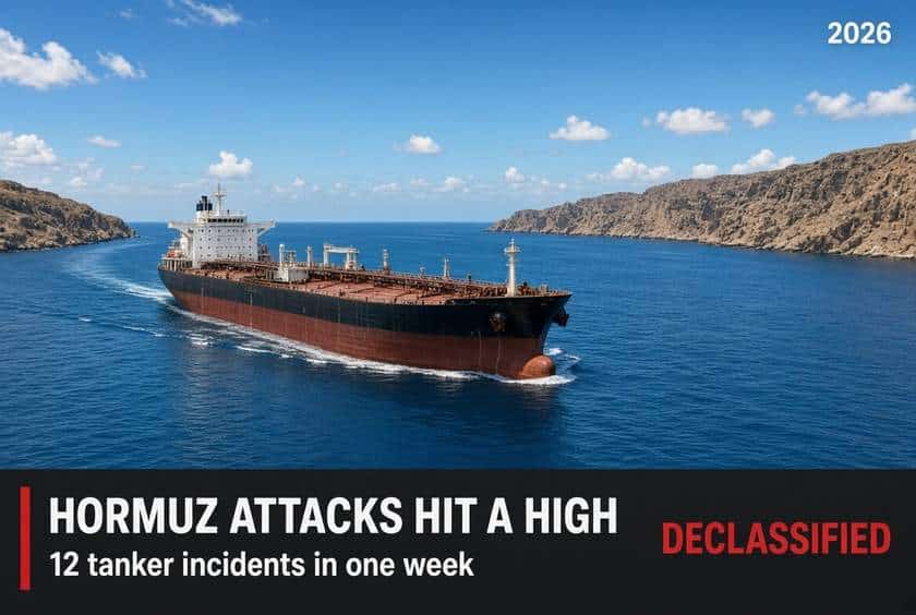 Hormuz Tanker Attacks Hit Wartime Weekly High