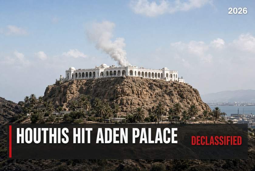 Houthi Missiles Hit Adens Presidential Palace
