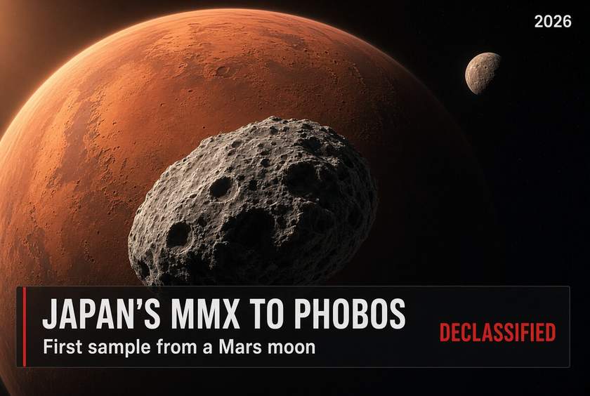 Japan's MMX Aims for the First Sample From a Mars Moon