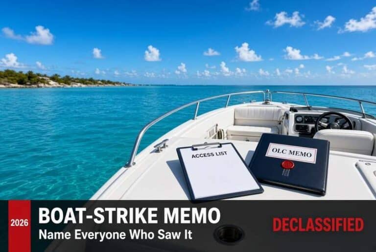 Judge Orders DOJ to Name Everyone Who Has Seen the Boat-Strike Memo