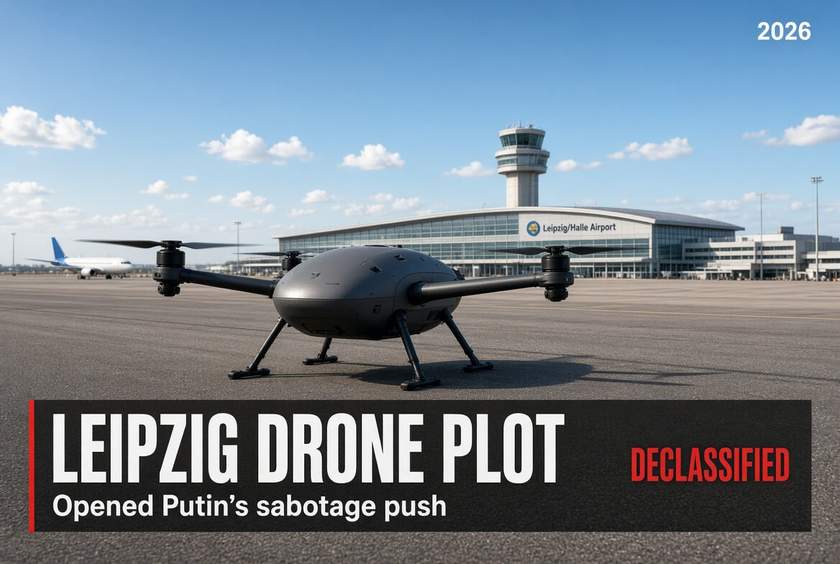 Leipzig Drone Plot Opened Putin Sabotage Push U.S. Intel Says