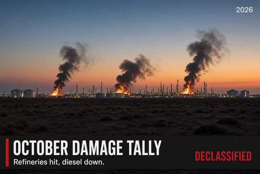 October Refinery Strikes Damage Tally So Far