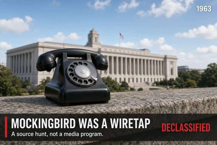 Project Mockingbird a CIA Hunt for Reporters Sources