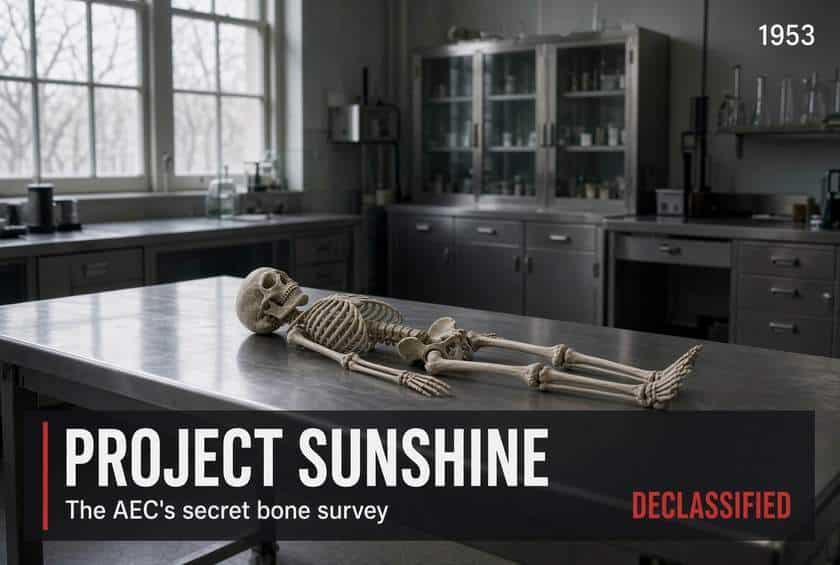 Project Sunshine AEC Secret Strontium Bone Survey