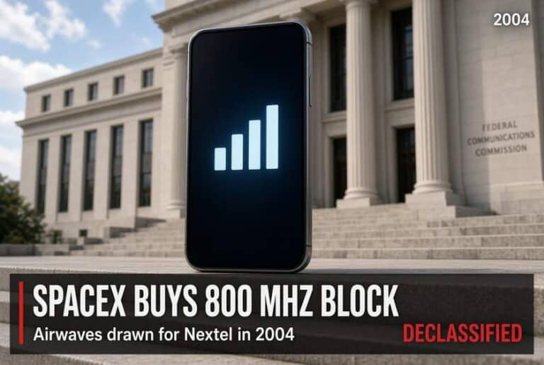 SpaceX Buys the 800 MHz Block the FCC Drew for Nextel