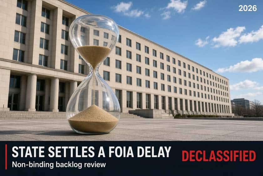 State Department Settles FOIA Delay