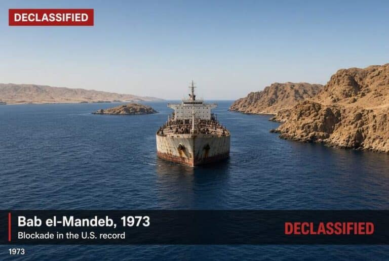 The 1973 Bab el-Mandeb Blockade in the Declassified U.S. Record