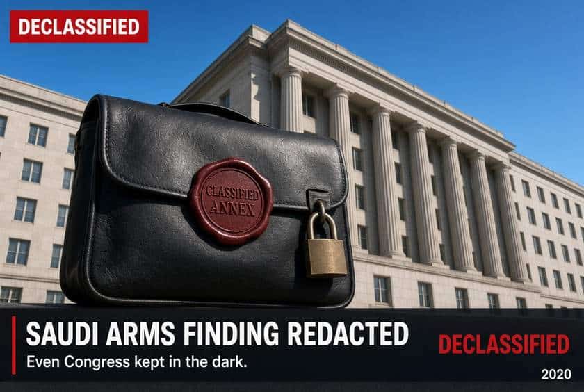 The Saudi Arms Finding State Redacted Even for Congress