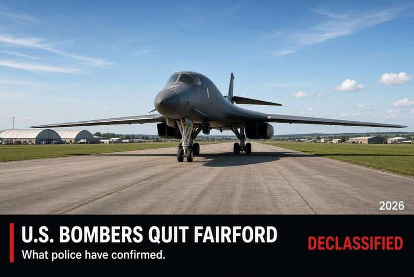 U.S. Bombers leave RAF Fairford
